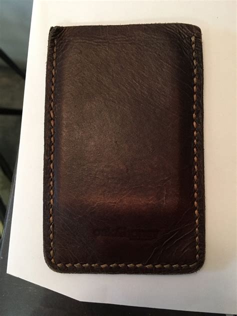 leather wallet going through washer.